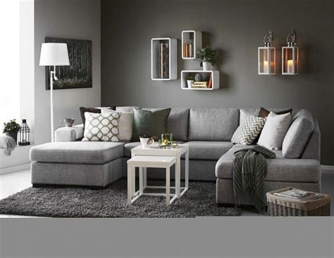This living room is filled with grey elements that complement the soft texture of this style. Grey Living Room Decor Ideas - Healthy Wealthy Skinny