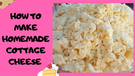 How To Make Tasty Homemade Cottage Cheese Easy Recipe Youtube