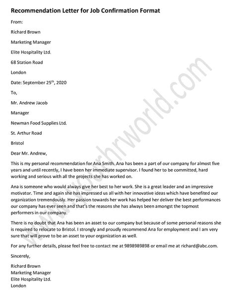 Letter After Probation Period Hr Guide Probationary Period Letter