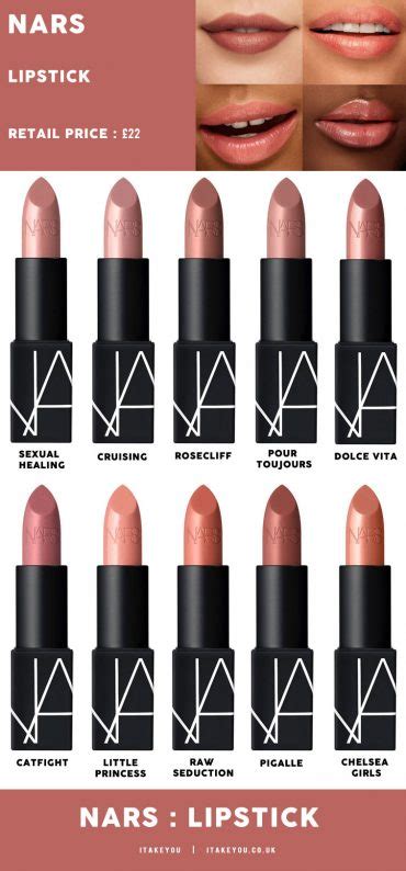 Shades Of Nude Nars Lipsticks Nars Nude Lipstick Swatches