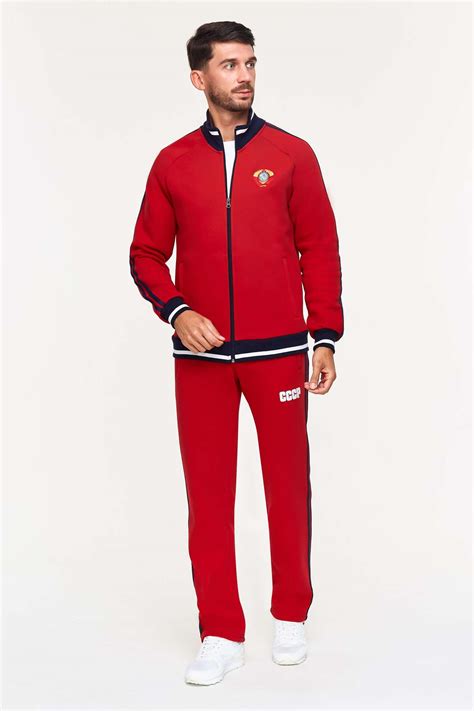 Спортивный костюм adidas адидас ссср батал. Спортивный костюм СССР красный