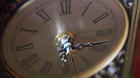 Antique Clocks Hands Turn With The Time Stock Video Footage 0015 Sbv