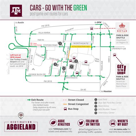 Football Parking Information Texas A M Football Parking Map Free Printable Maps