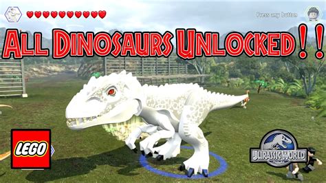 Unlock All Dinosaurs In Lego Jurassic World Sharesnimfa