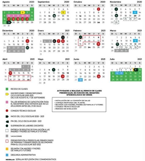 Calendário escolar 2021/2022 1º, 2º e 3º ciclos. Calendario escolar SEP: Éstas son las nuevas fechas de ...