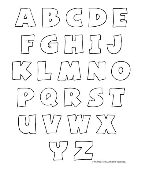 Free Printable Alphabet Letters Printable Alphabet Letters Letter