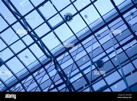 Glass Ceiling And Wall Abstraction Stock Photo Alamy