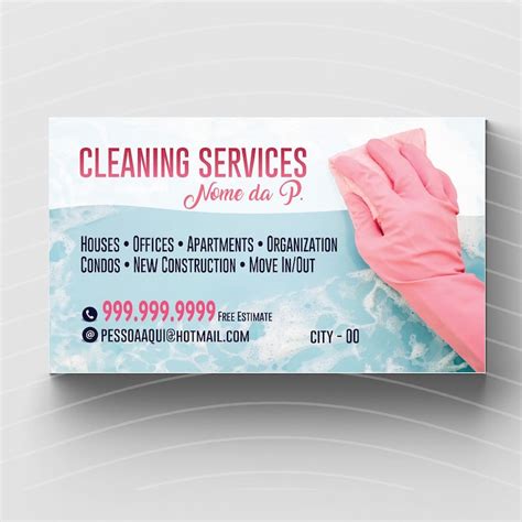 House Cleaning Business Cards Etsy