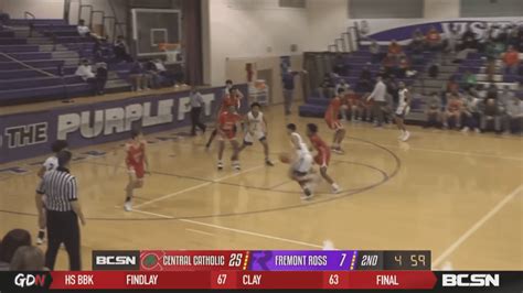 central catholic cruises to win over fremont ross bcsn