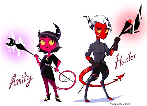 Amity And Hunter Imps Version By Anndevil88 Theowlhouse