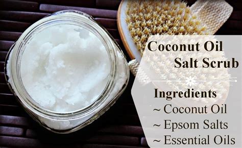 Coconut Oil Salt Scrub For Soft Skin The Coconut Mama