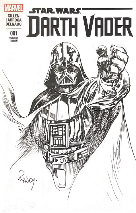 Star Wars Darth Vader Sketch Cover By Tom Raney In Thomas Ws Star