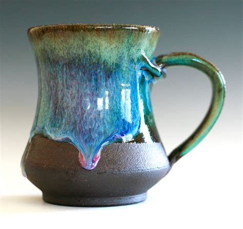 Large Coffee Mug 16 Oz Handmade Ceramic Cup Tea Cup By Ocpottery