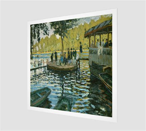 Bain à La Grenouillère By Claude Monet Atx Fine Arts