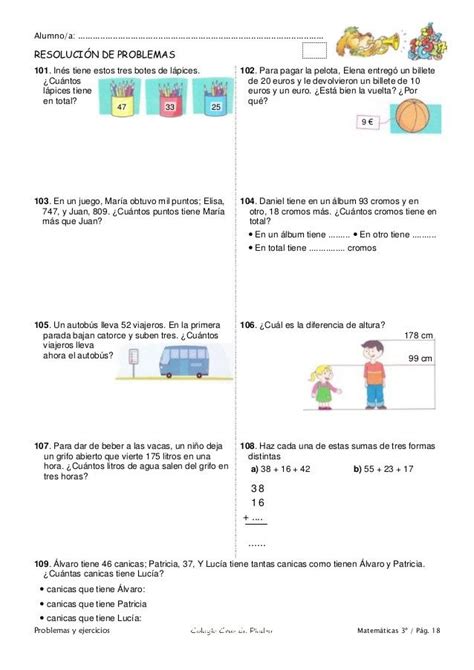 Cuadernillo Problemas Matematicos Primaria 14 Hot Sex Picture