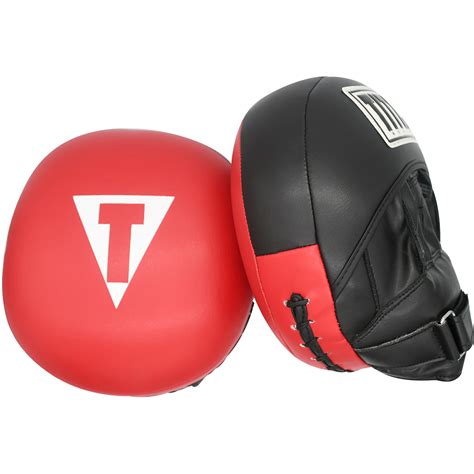 Title Boxing Double Stuffed Jumbo Training Punch Mitts Blackred Ebay