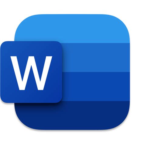 Microsoft Word Macos Bigsur Icônes Médias Sociaux Et Logos