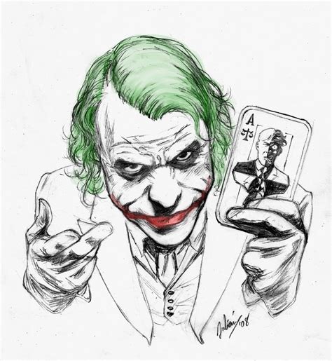 The Joker Comic Drawing At Getdrawings Free Download