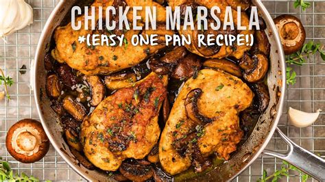 Juicy chicken and meaty mushrooms sautéed in butter and topped with a wine sauce … what's not to love? CHICKEN MARSALA | EASY DINNER RECIPE - YouTube