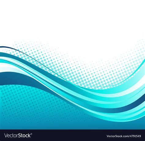 Abstract Curved Lines Background Template Vector Image