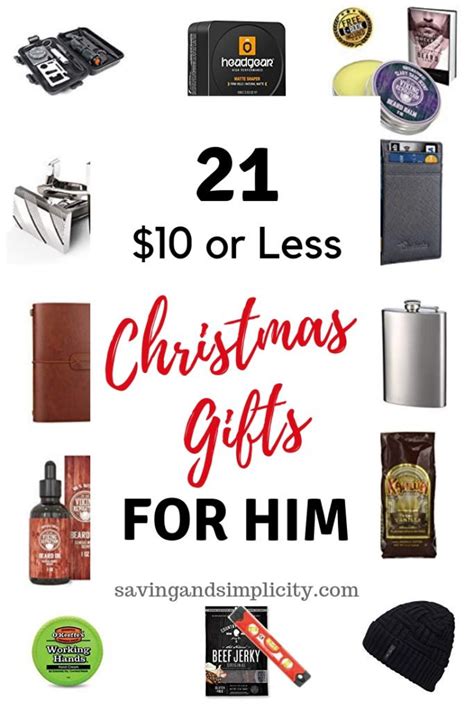 10 unique gifts under $25 that anyone would love. 21 Gifts For Him Under $10 - Saving & Simplicity
