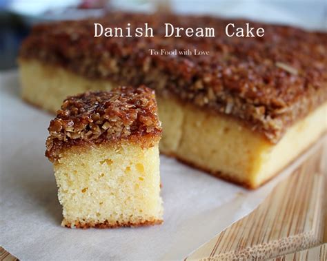 To Food With Love Danish Dream Cake Drømmekage