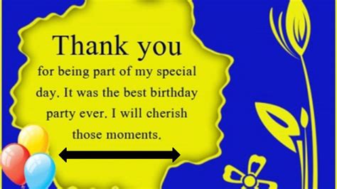 I just want you to know that it was highly appreciated and that i find it awesome. Birthday Thank You Messages, Quotes, Saying, Thank You for Birthday Wishes to Love/Special ...