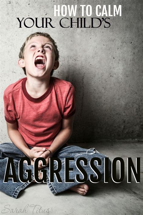 How To Calm Your Childs Aggression Kids Behavior Kids Parenting