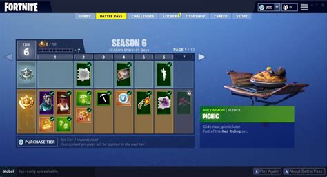 Fortnite Season 6 Battle Pass All Rewards Fortnite Insider