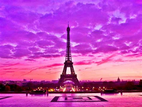 Paris Pink Sunset Wallpapers 4k Hd Paris Pink Sunset Backgrounds On