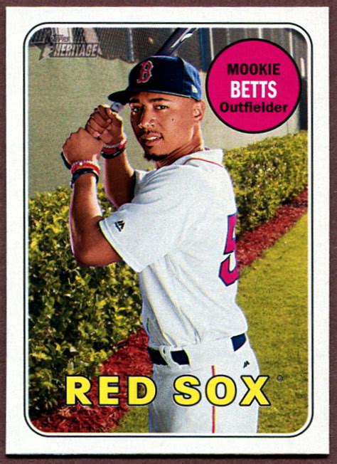 We did not find results for: 2018 Topps Heritage #330 Mookie Betts Baseball Card - Boston Red Sox