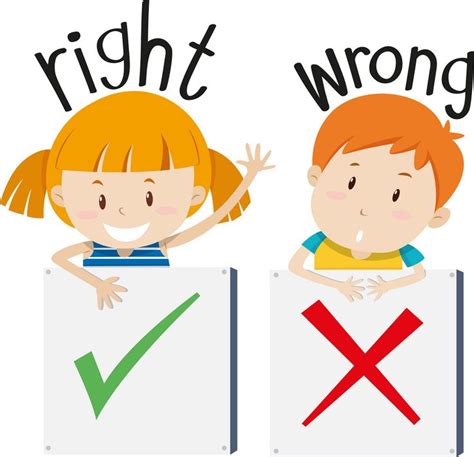 Right Wrong English Lessons For Kids English Activities For Kids