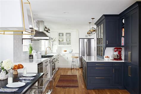 Two Tone Blue Kitchen Cabinets Besto Blog