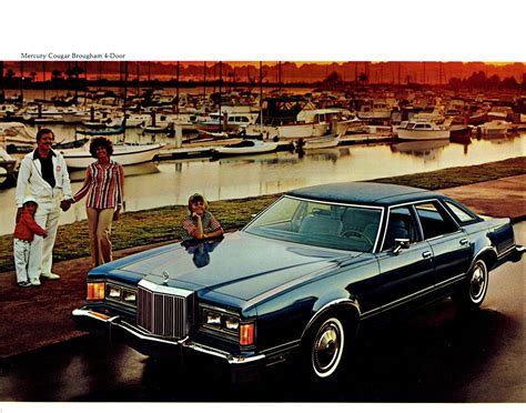 1977 Mercury Cougar Brougham Four Door Sedan Mercury Cougar Chrysler