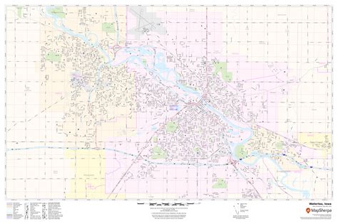 Waterloo Map Iowa