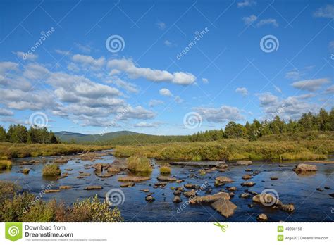 River In The Mountains Of Siberia In The Fall Stock Photo Image Of