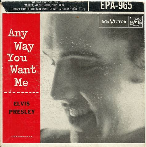 Elvis Presley Rca Epa 965 Any Way You Want Me