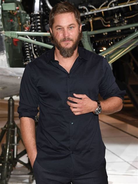 From relative obscurity, his symmetrical features, attenuated body and accompanying bulge. Travis Fimmel pictures: Vikings star sports nasty facial ...