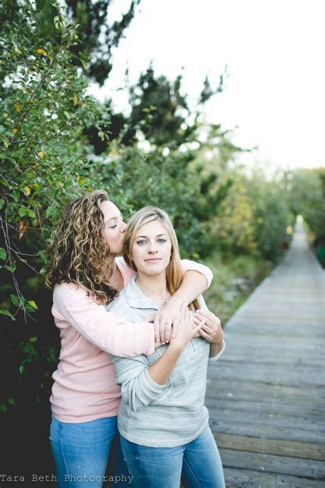 fall lesbian engagement shoot in fire island new york photography by tara beth photography