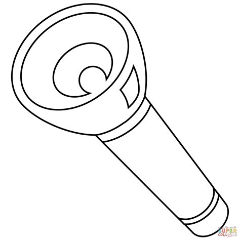 Flashlight Coloring Pages Coloring Home