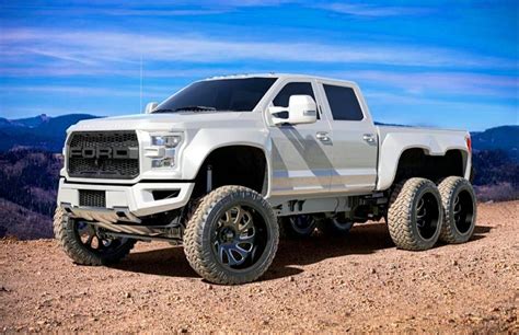 Ford F450 Great White Is A 6x6 Land Shark Was Headed To Sema