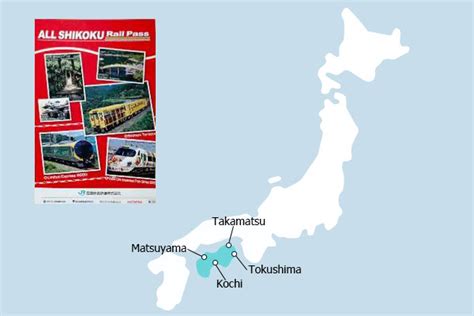 Japan All Shikoku Rail Pass Book Jr Shikoku Pass For 3457 Days
