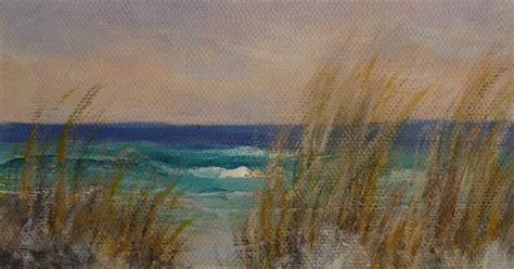 Sand Dunes Beach Sunset Paintings Amber Palomares Fine Art