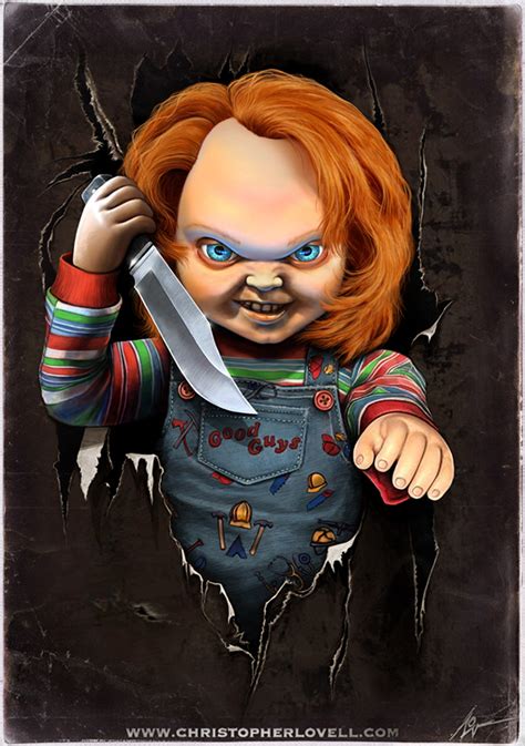 Chucky By Lovell Art On Deviantart