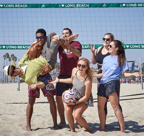 4v4 Coed Beach Volleyball League In Long Beach Saturday Mornings