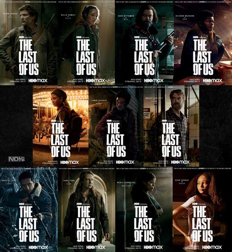The Last Of Us Hbo Series Character Posters Released