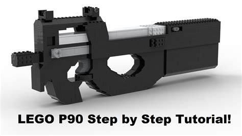 Lego P90 Step By Step Tutorial Jims Lego Guns Youtube