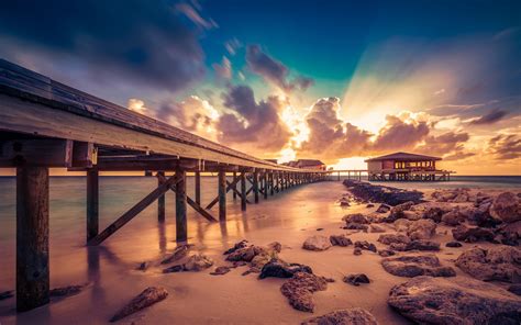 Wallpaper 1920x1200 Px Beach Clouds Coast Island Landscape Long