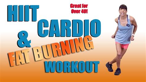Hiit Cardio And Fat Burning Workout Women 40 And Over Fitness With