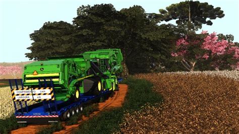 Transport Trailer 25m V10 Fs 19 Farming Simulator 2022 19 Mod